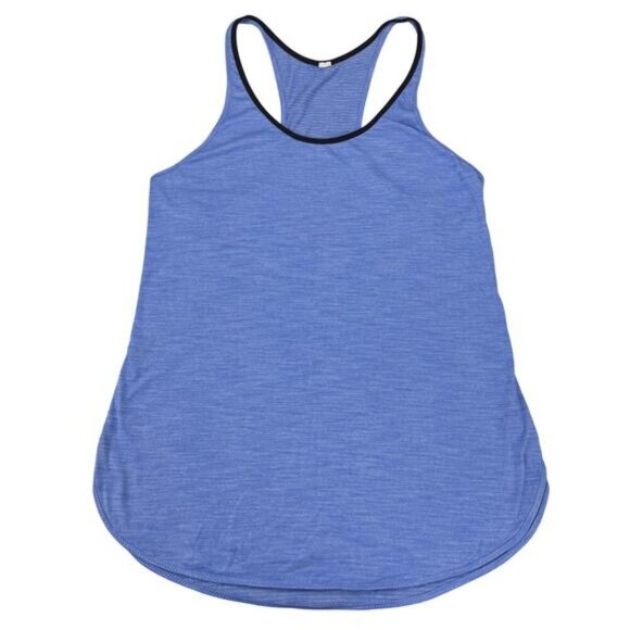 LULULEMON What The Sport Singlet Sz 8 Heathered Lullaby - Picture 3 of 6